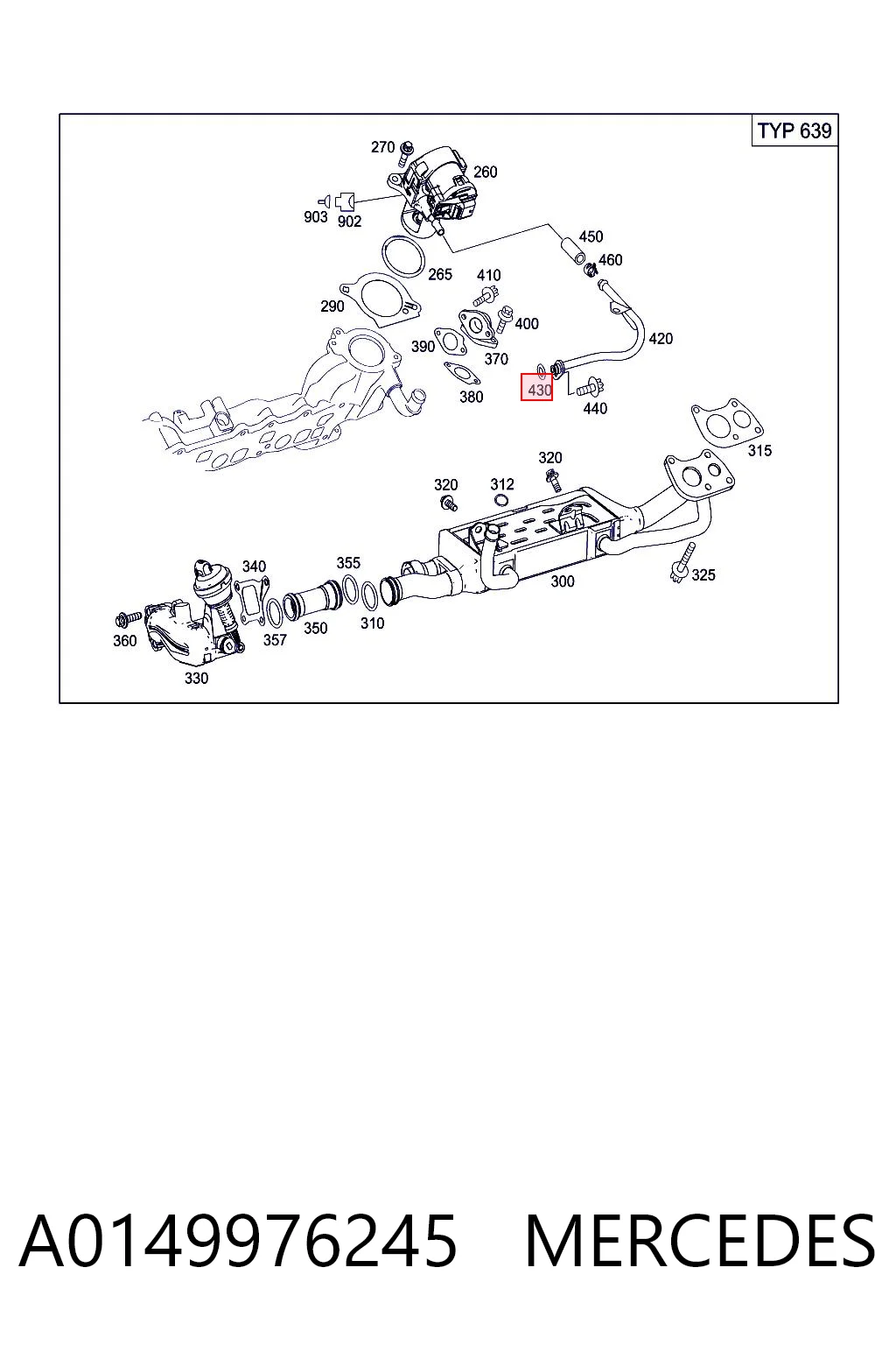 A0149976245 Mercedes Уплотнительное кольцо, универсальное