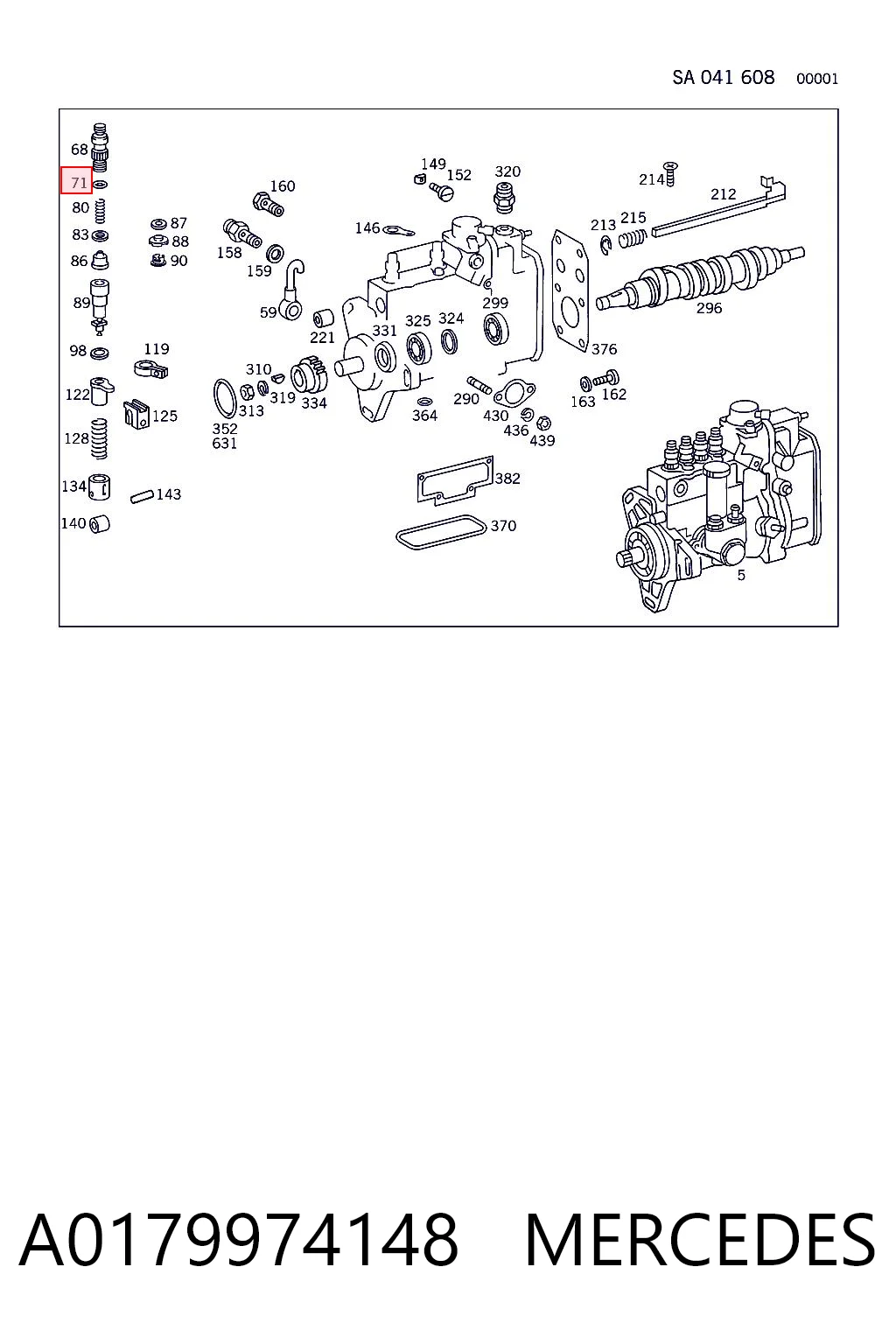 Уплотнитель топливного насоса Mercedes 0049977945 цена, от 1.54 USD