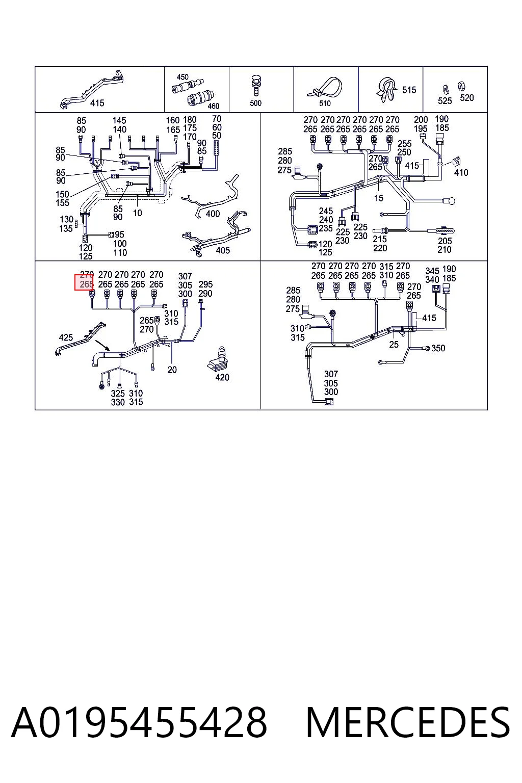 Conector de bujía incandescente Rover 100 METRO