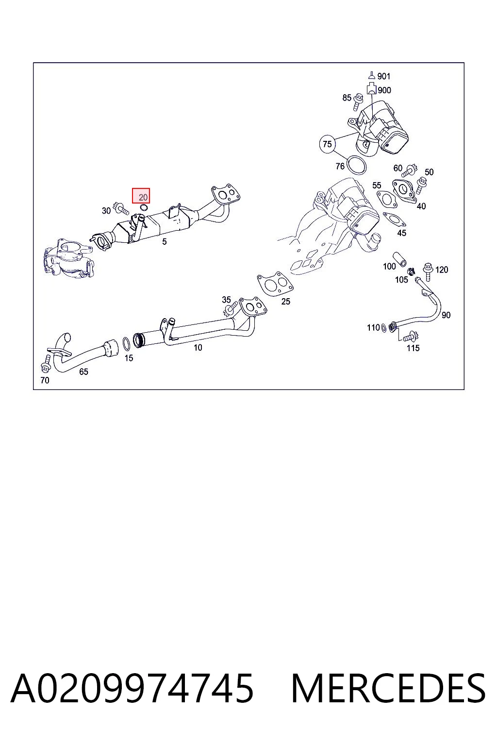A0209974745 Mercedes Уплотнительное кольцо, универсальное