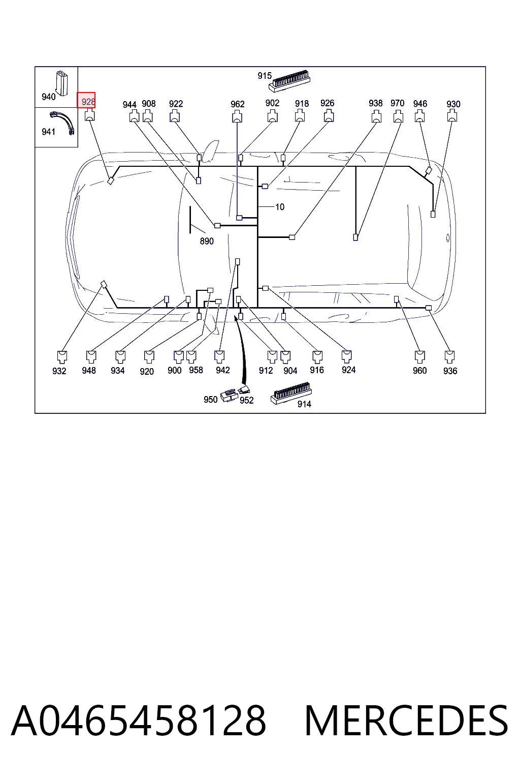 A0465458128 Mercedes