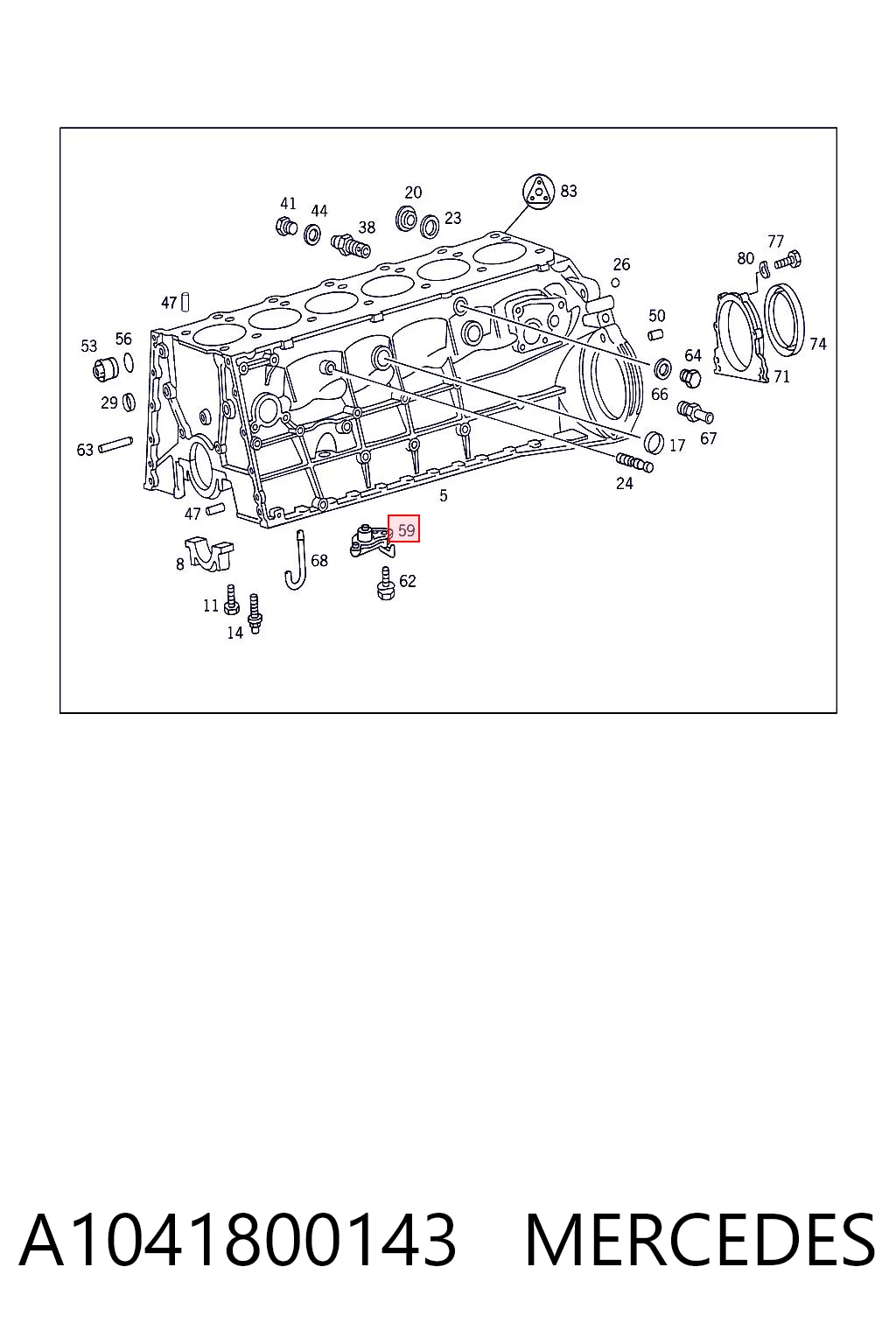 A1041800143 Mercedes