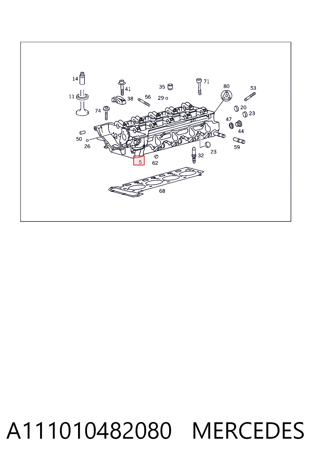 Головка блока цилиндров на Mercedes V  638