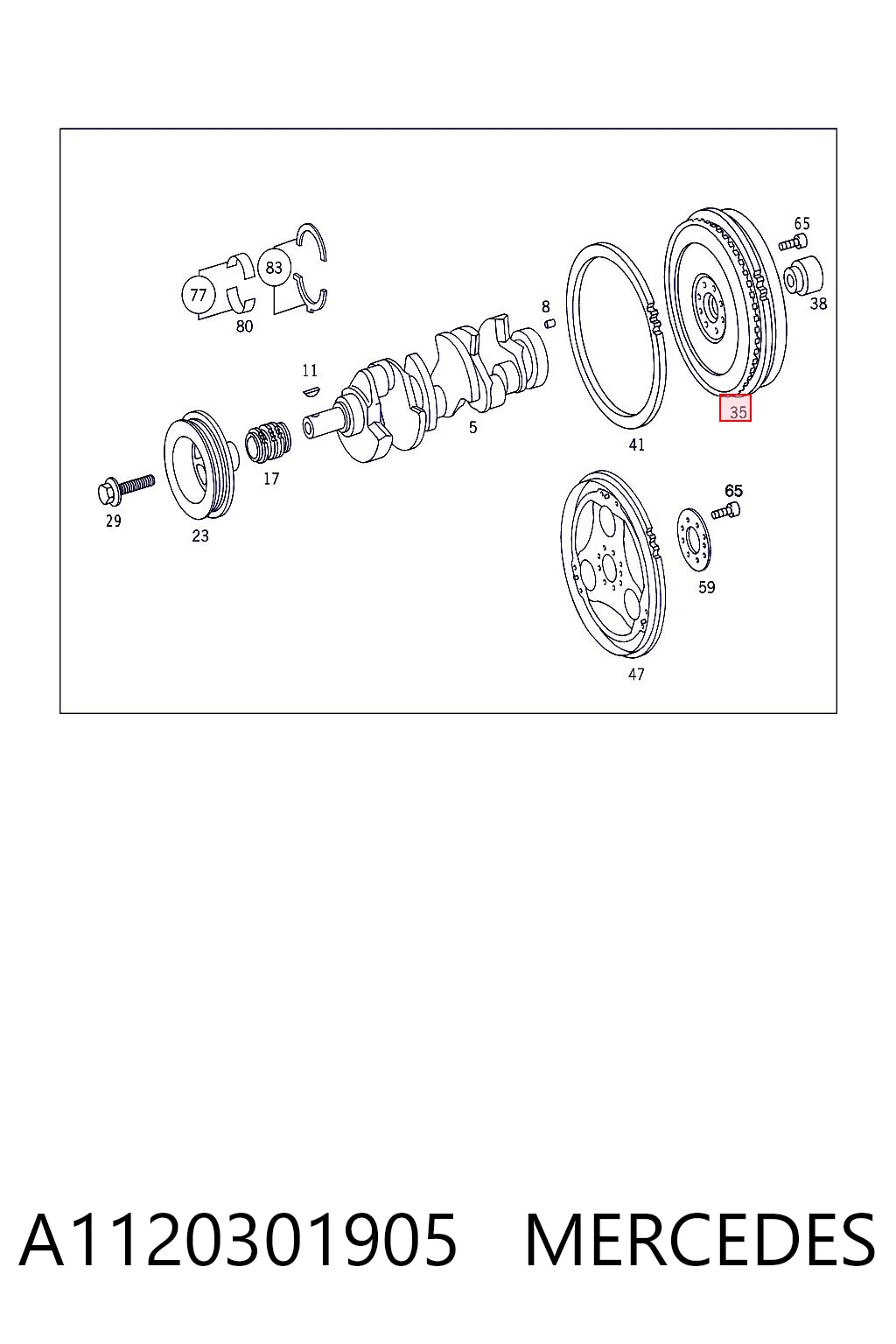 Маховик двигателя Chrysler 5135807AB цена, от 190.03 USD
