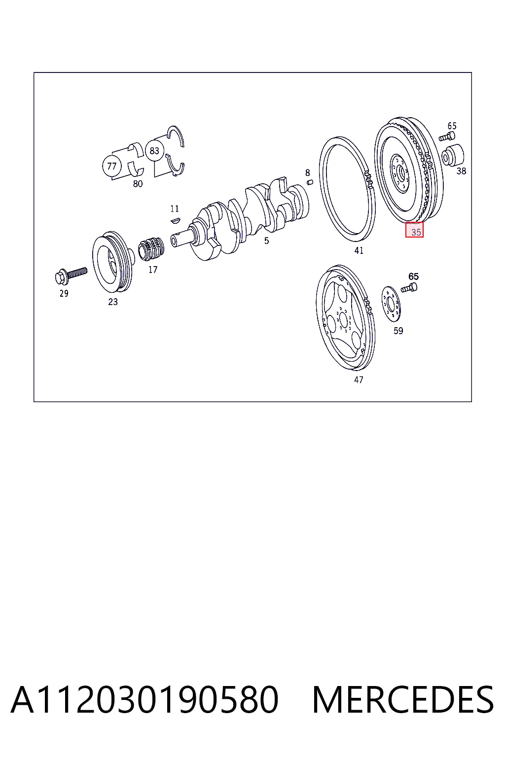 5135807AB Chrysler Демпферный маховик