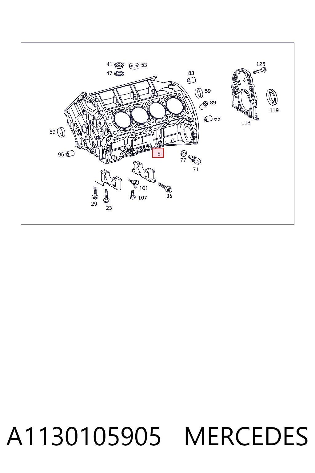 A1130105905 Mercedes