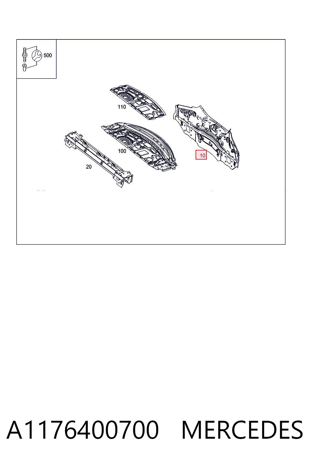 A1176400700 Mercedes