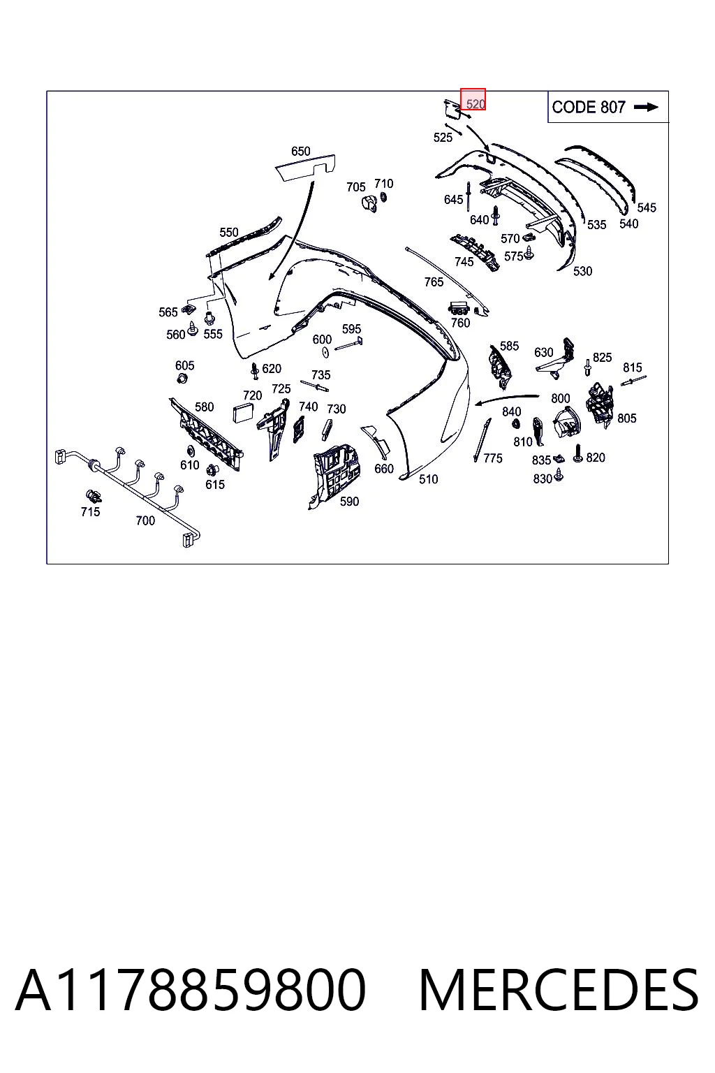 A1178859800 Mercedes 