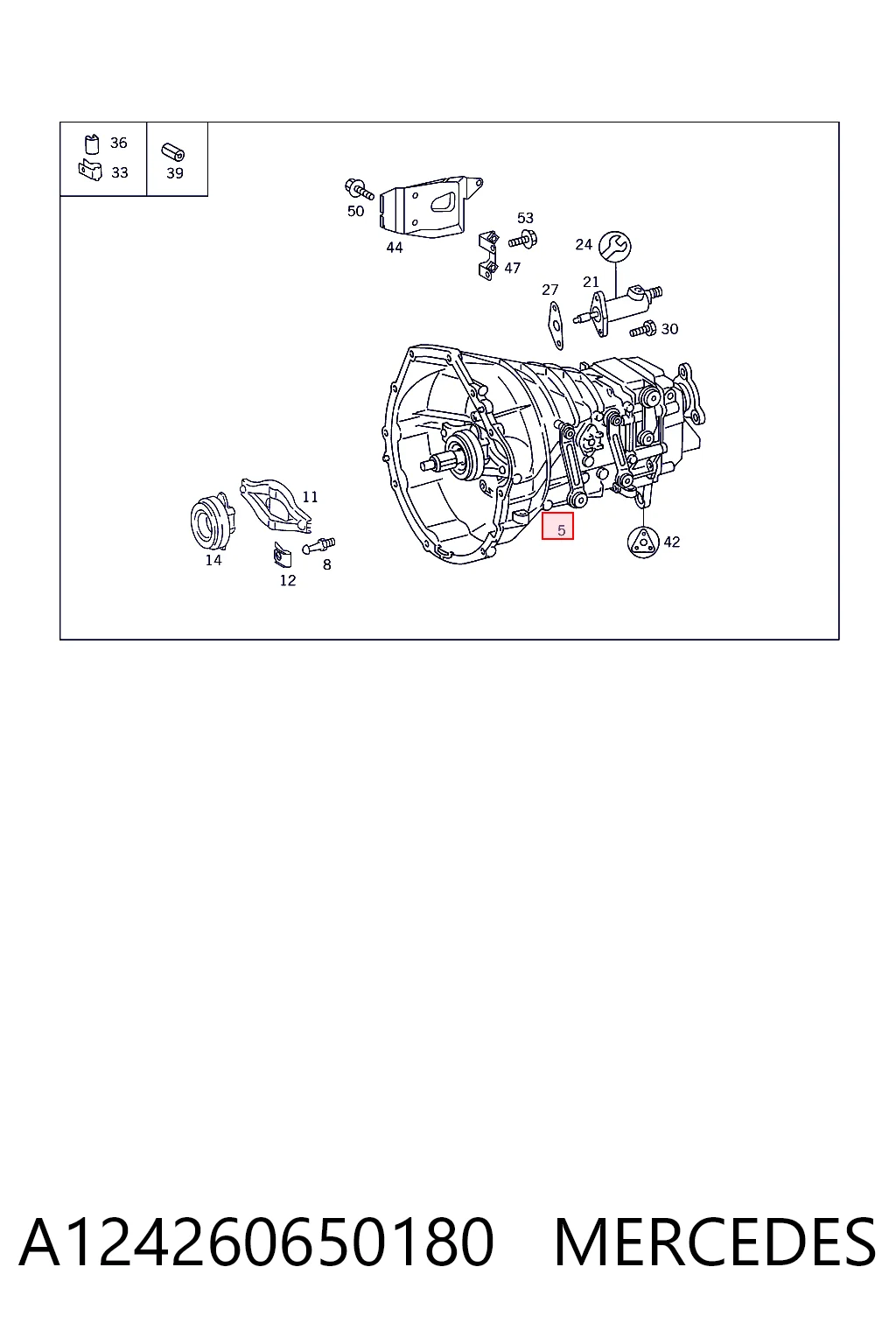 КПП в сборе на Mercedes E  W124
