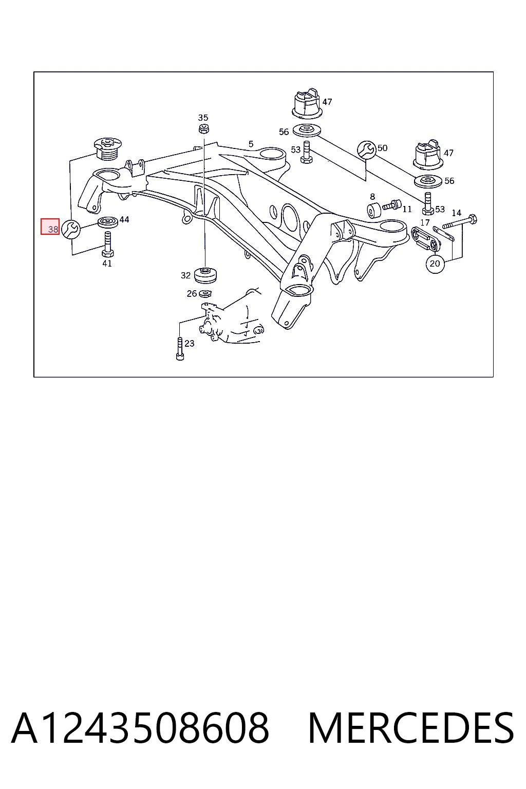 Сайлентблок заднего подрамника Formpart/Otoform 19407157S цена, от 28.50 USD