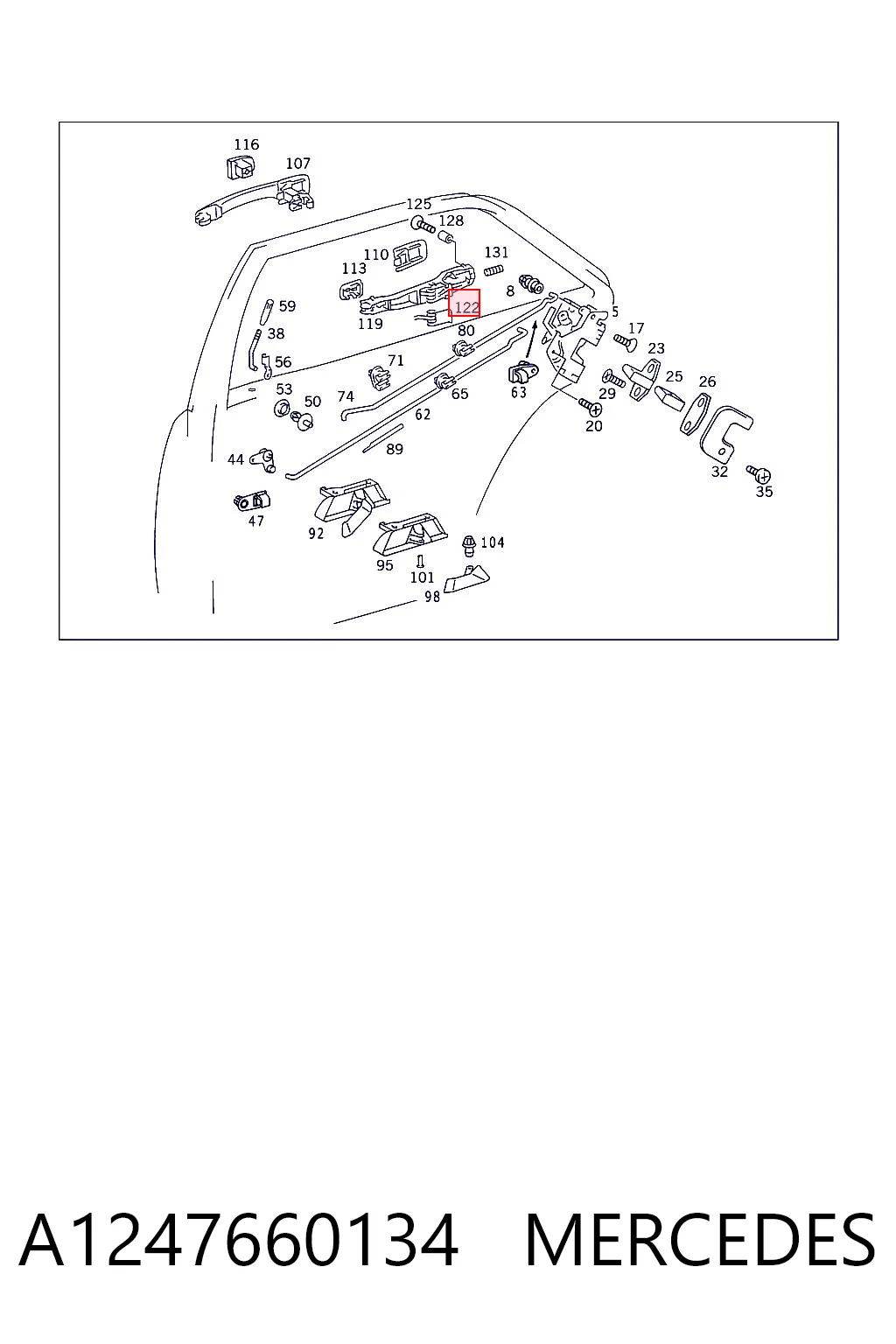 A1247660134 Mercedes