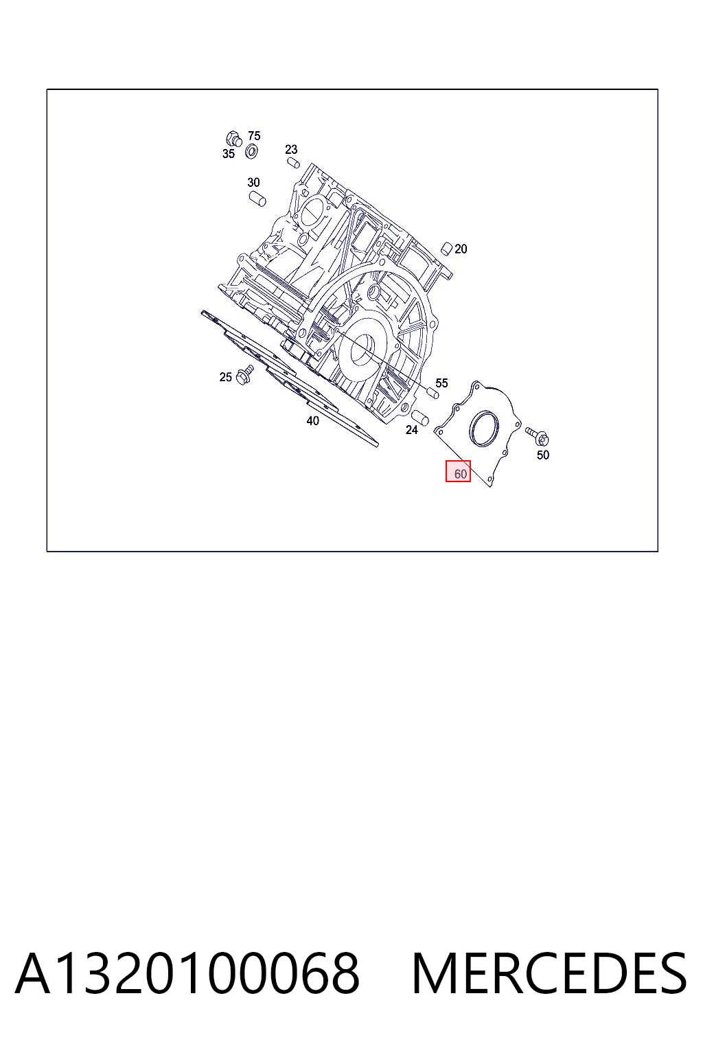 Сальник коленвала задний Smart FORTWO купе (451) (2007 - 2026) цена, от 24.48 USD