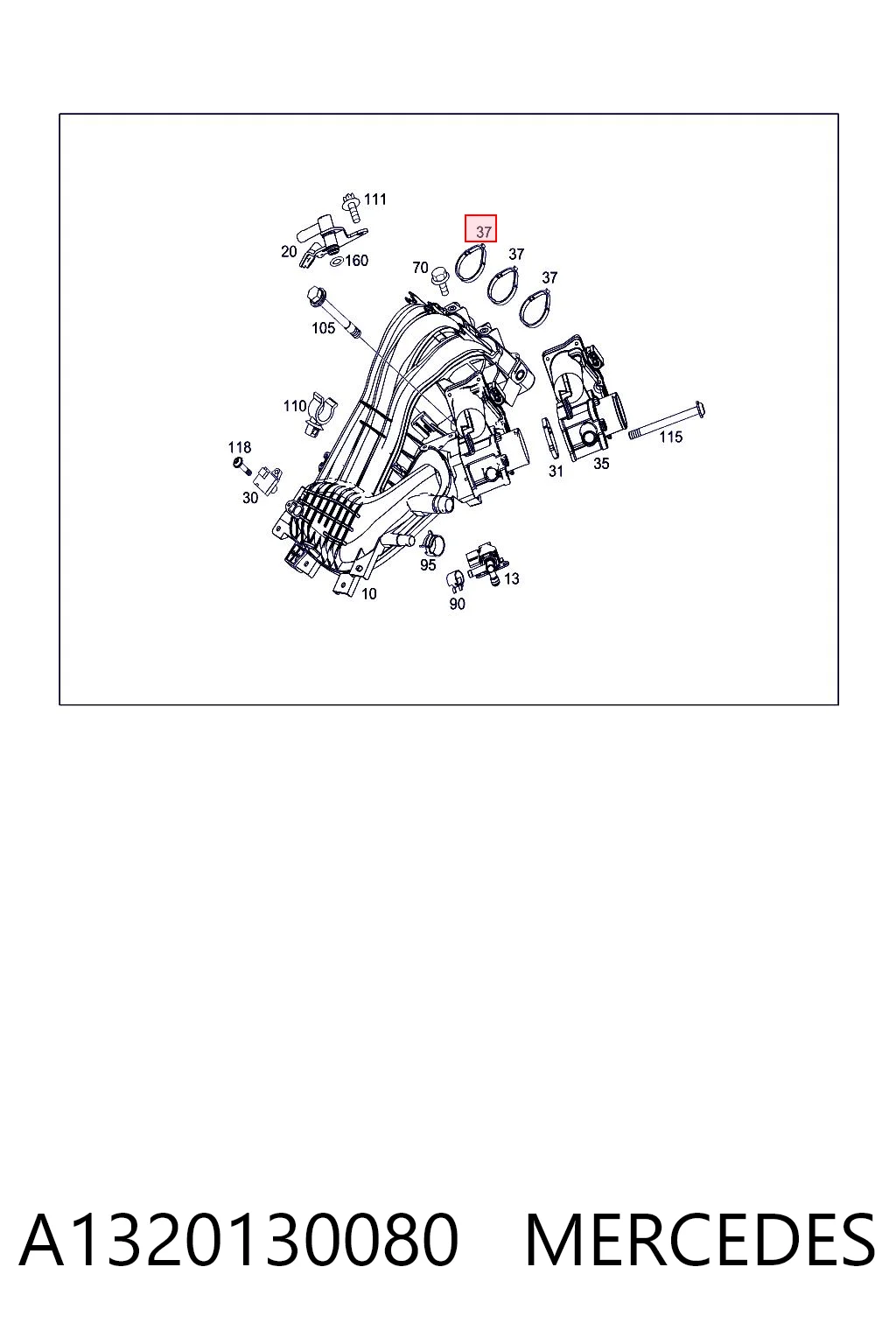 Прокладка всасывающего коллектора Smart FORTWO купе (451) (2007 - 2026) цена, от 4.81 USD
