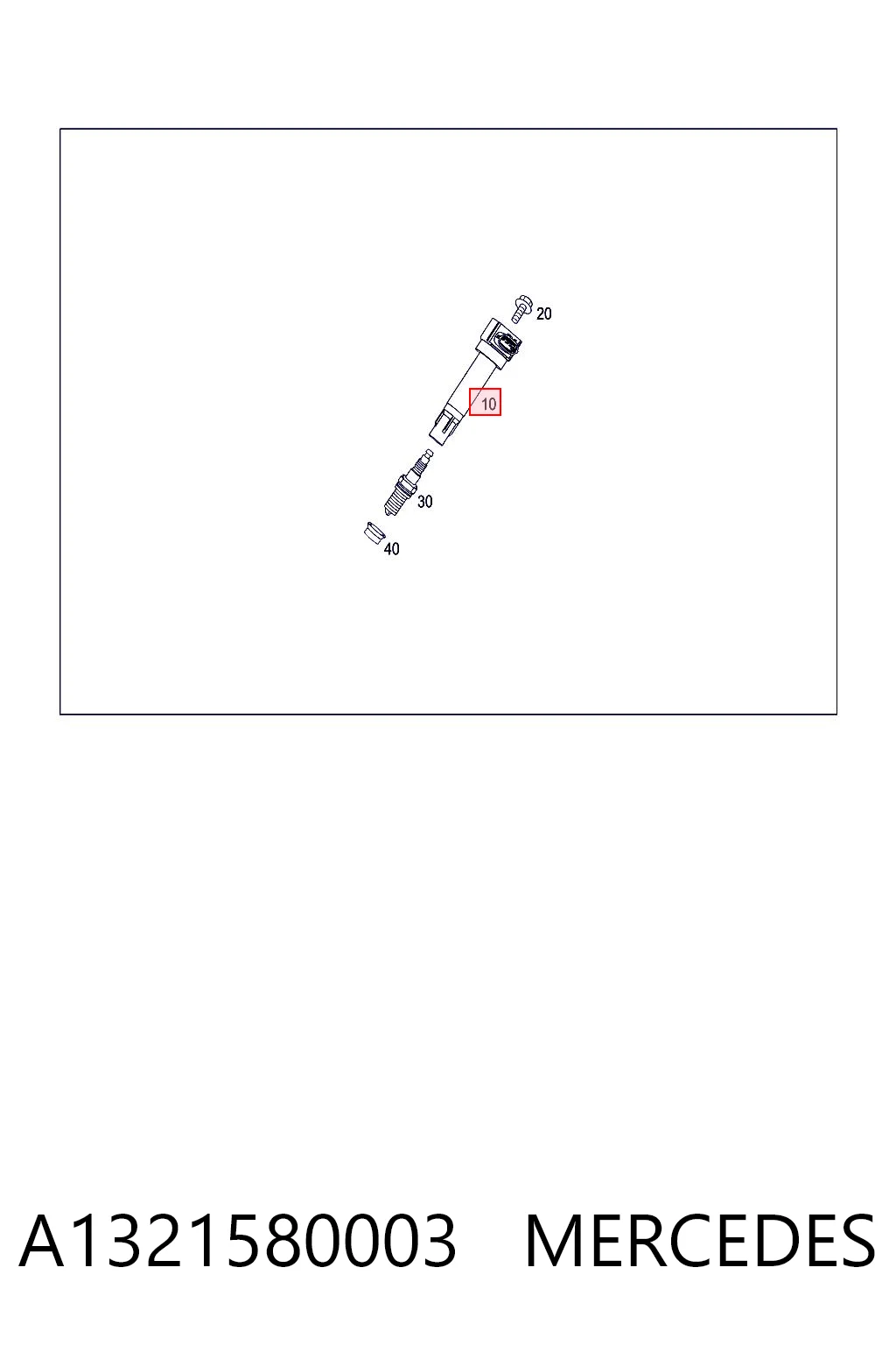 A1321580003 Mercedes Катушка зажигания