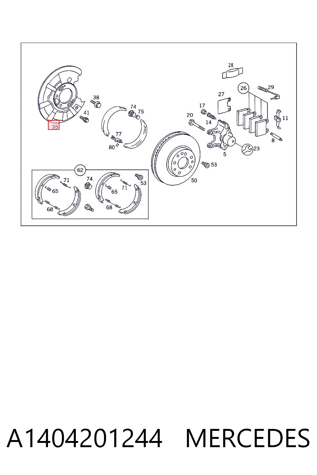 A1404201244 Mercedes