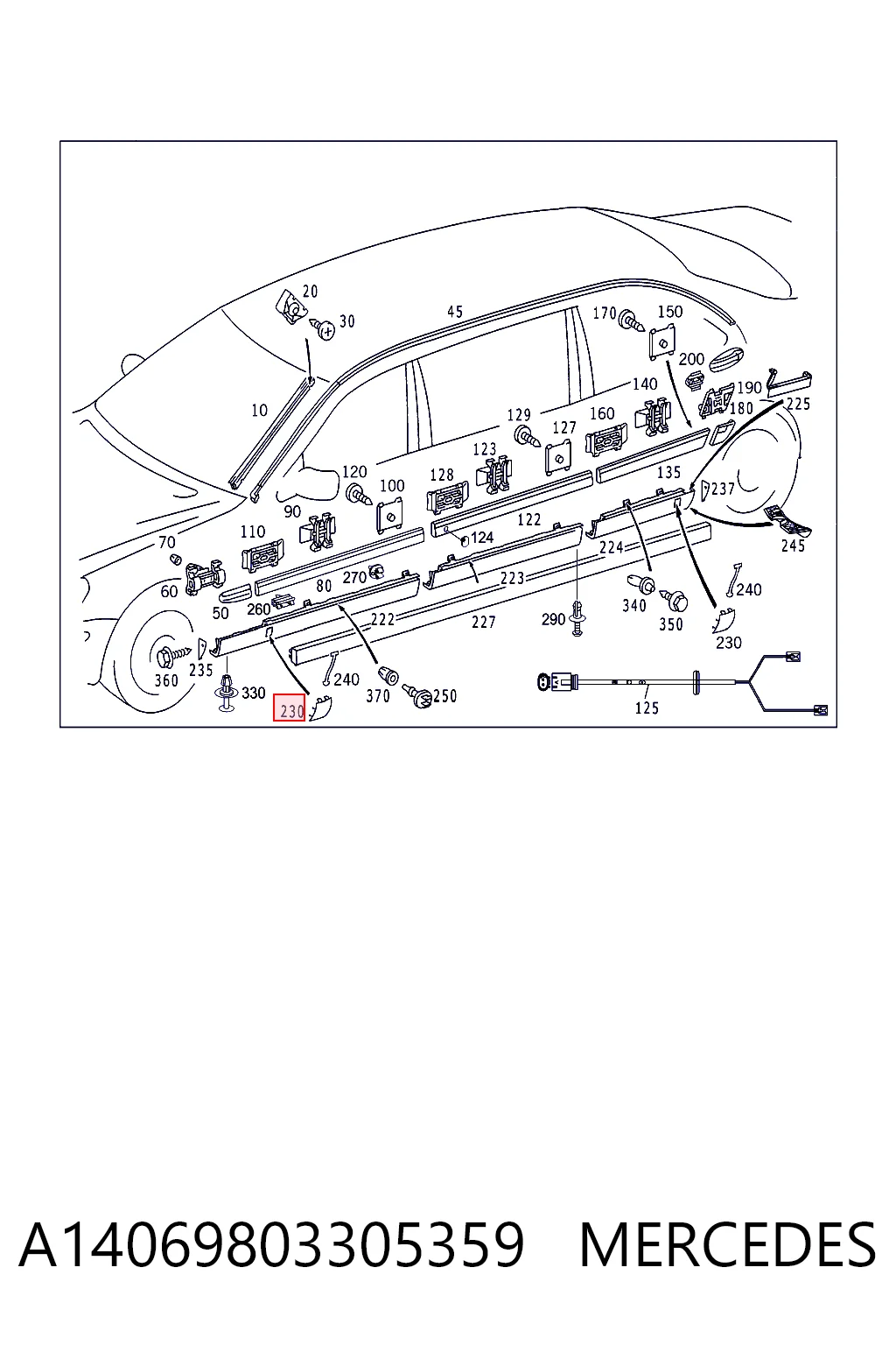Купить 14069803309189 Mercedes 