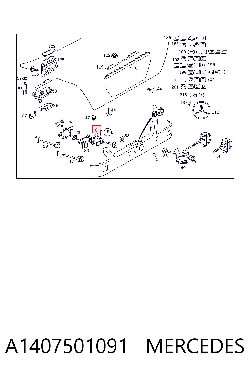 A1407501091 Mercedes