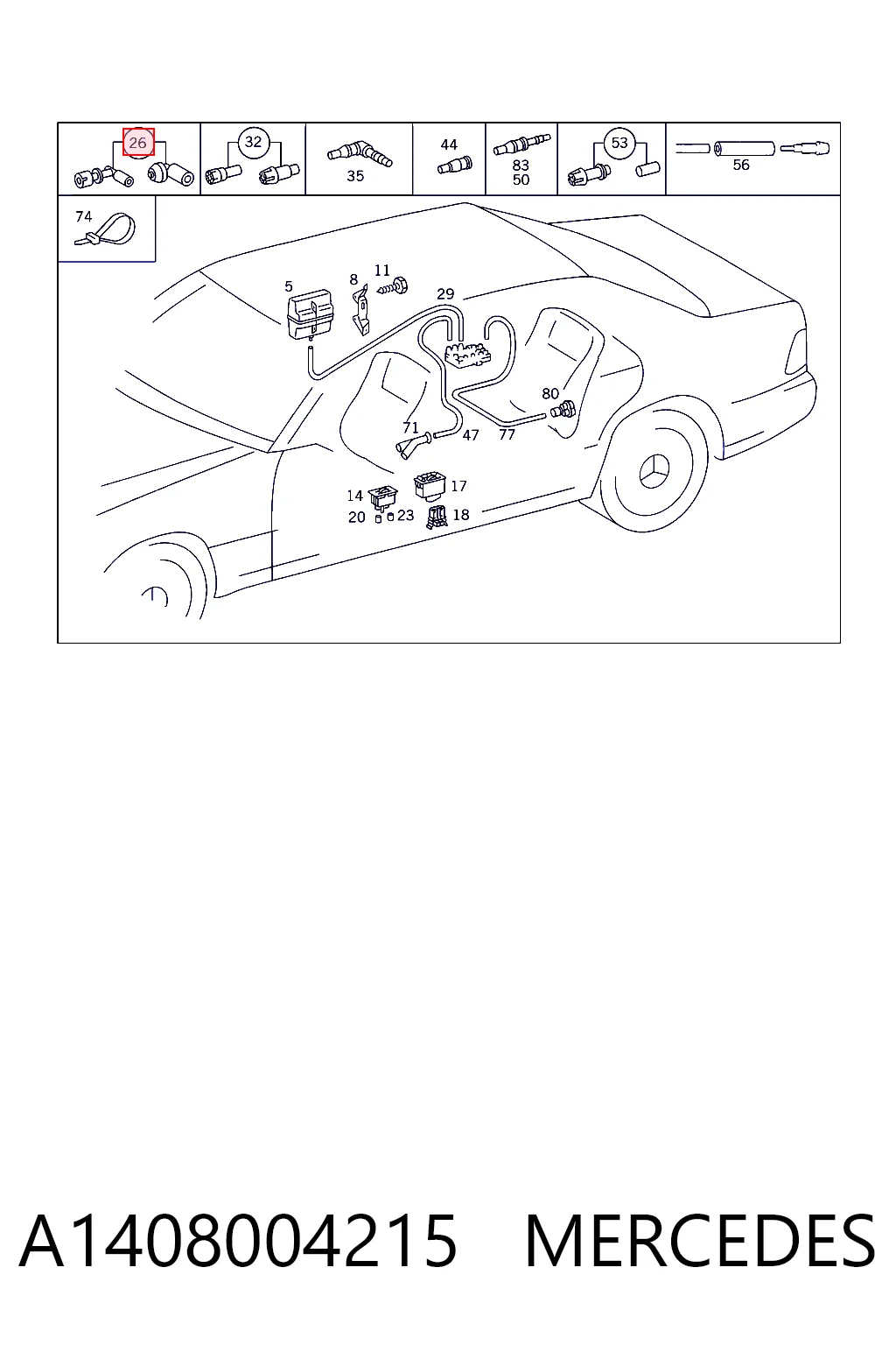 A1408004215 Mercedes
