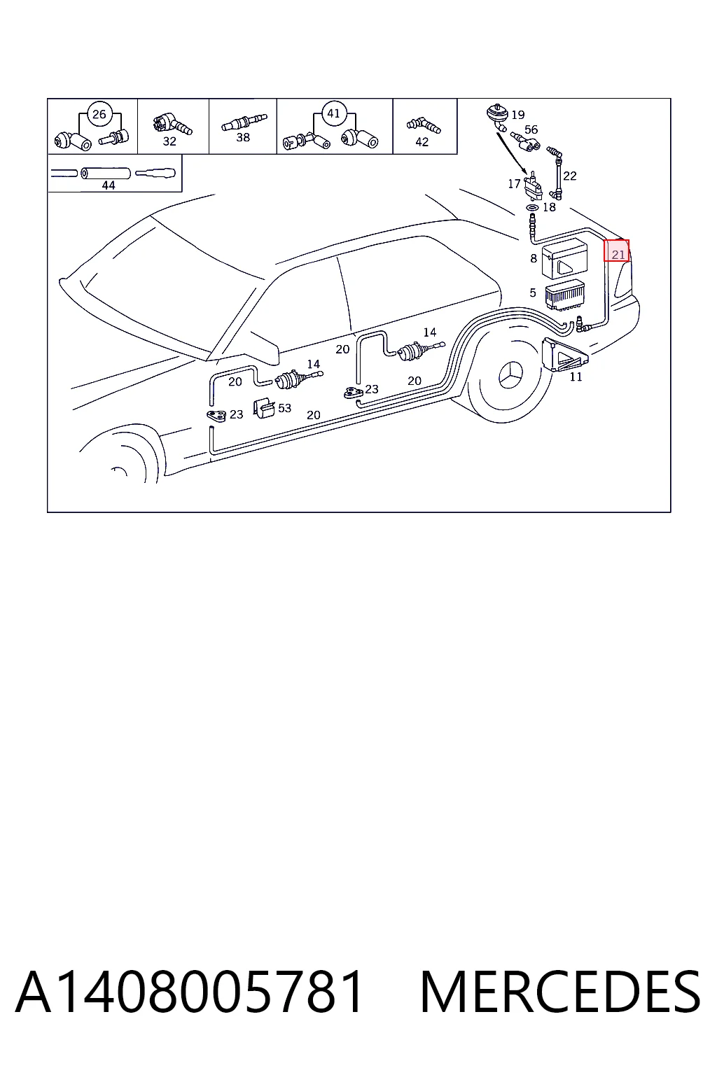 A1408005781 Mercedes
