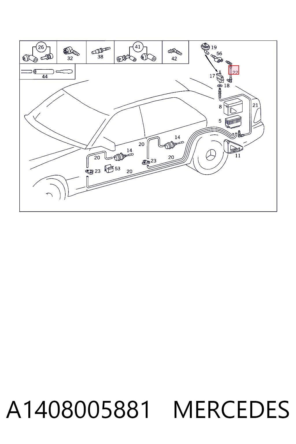 A1408005881 Mercedes