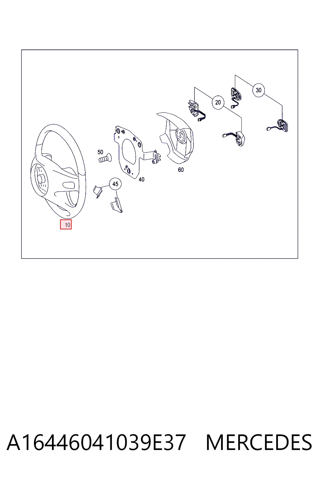 Рулевое колесо Mercedes B W245