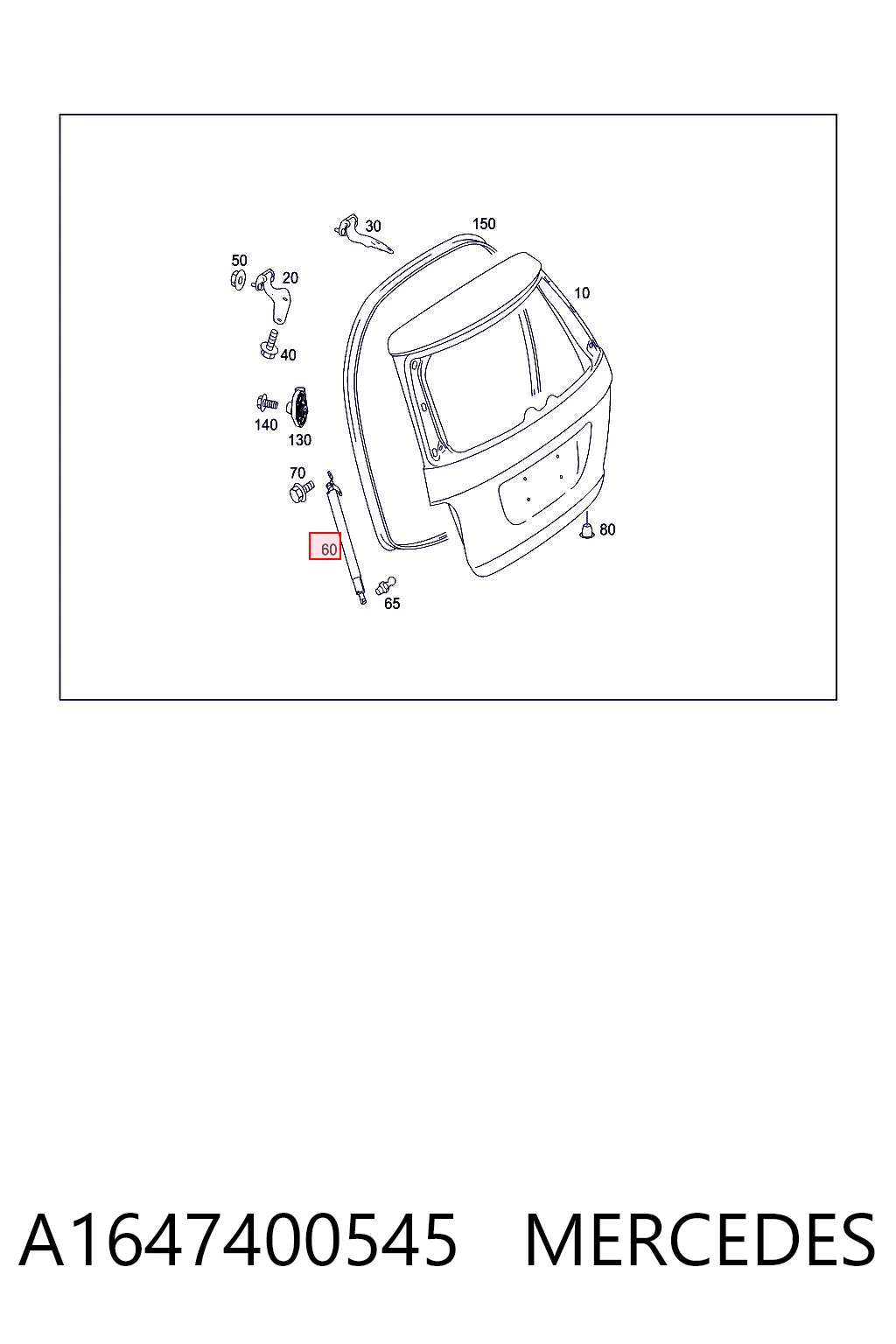 Амортизатор задней двери Stabilus 42069 цена, от 27.73 USD