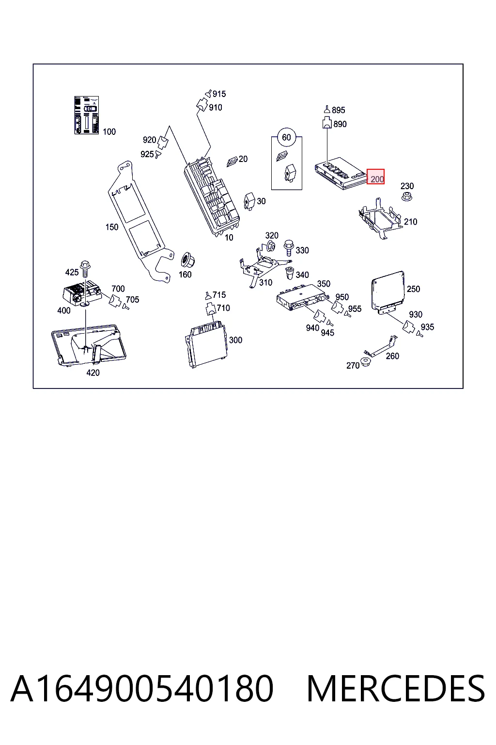 A164900540180 Mercedes