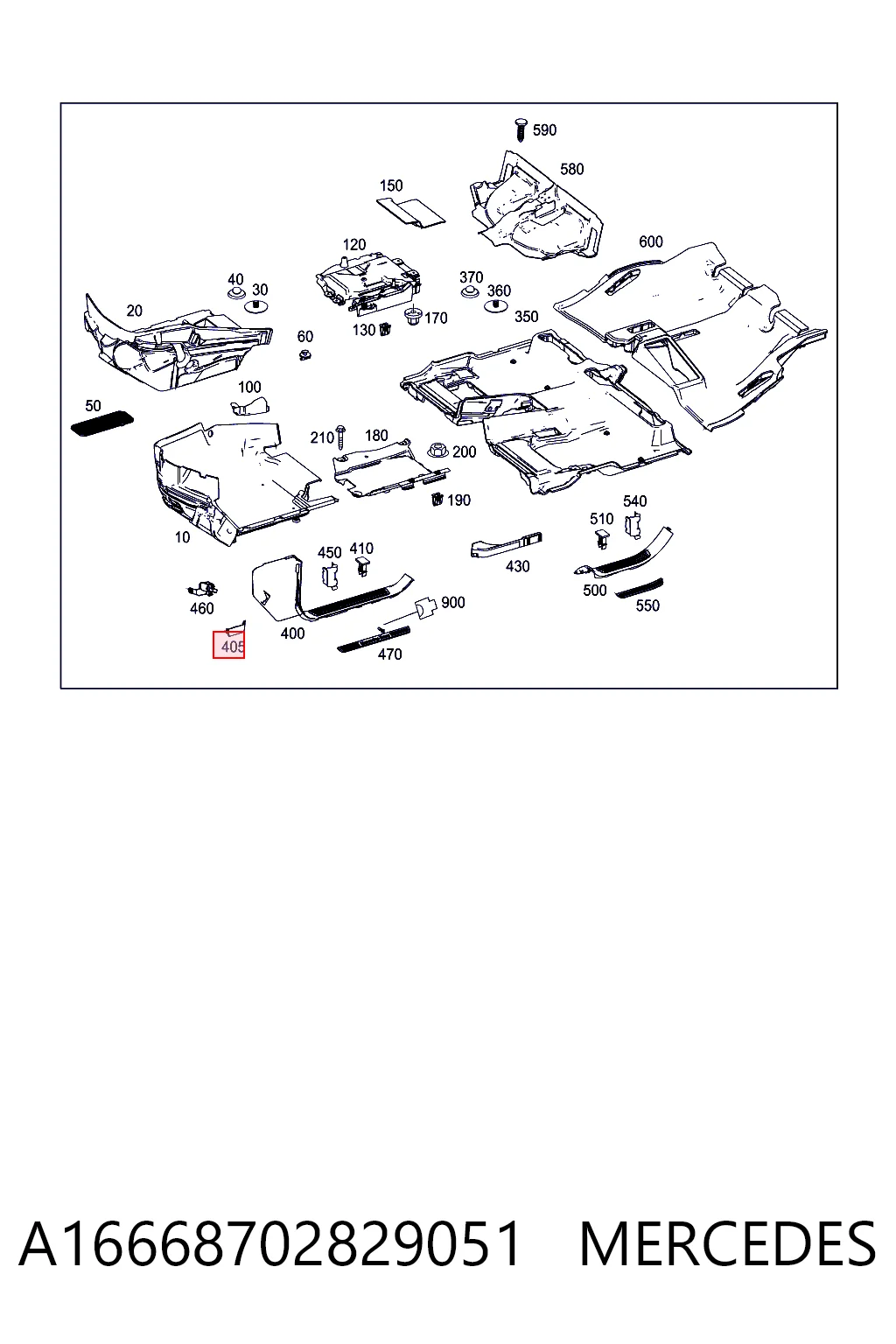  Mercedes A1666870282 цена, от 16.47 USD