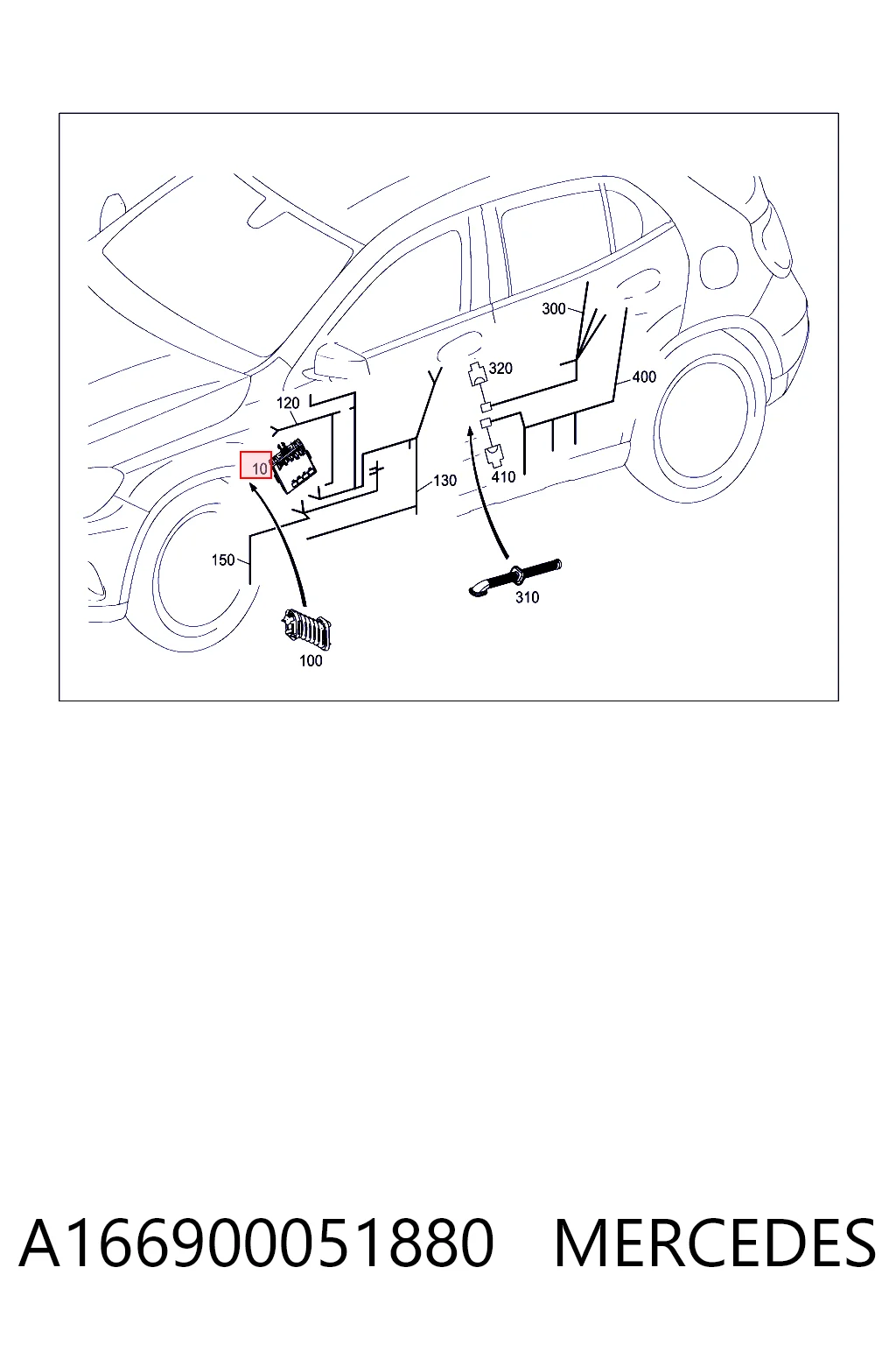 Купить A1669004302 Nissan/Infiniti Блок комфорта передней двери