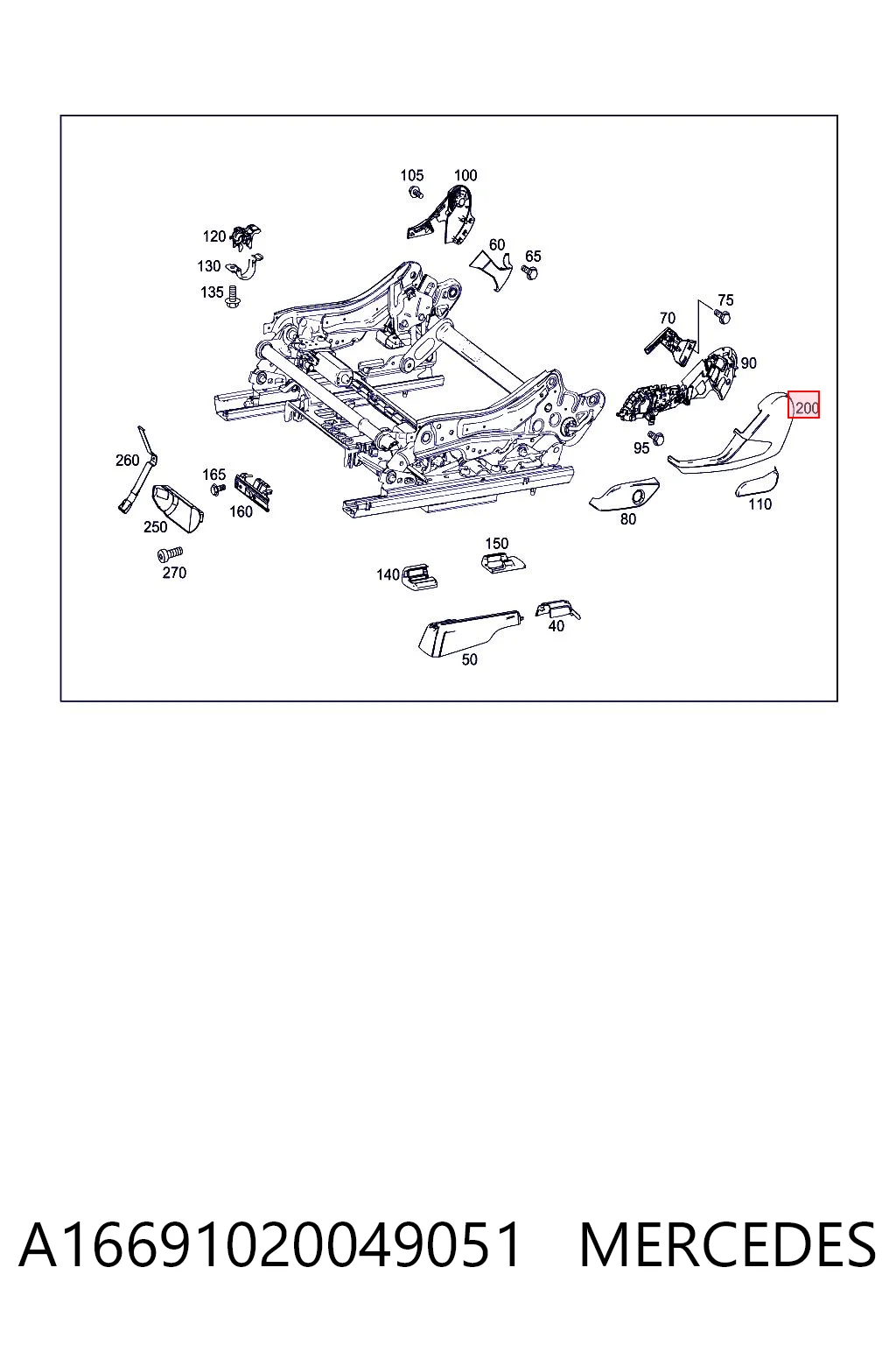  Mercedes 1669102004 цена, от 44.34 USD