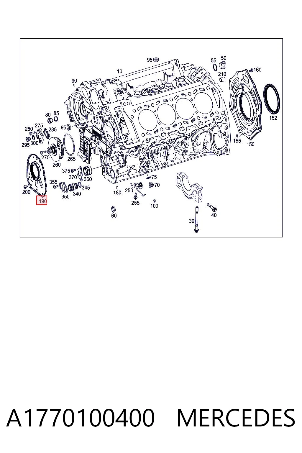 Сальник коленчатого вала Mercedes E универсал (S213) (2016 - 2023) цена, от 35.04 USD