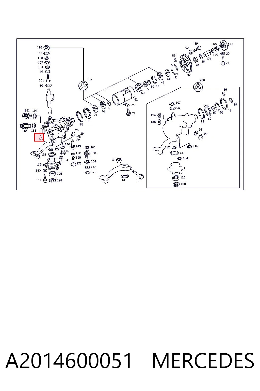 Рулевой механизм GKN-Spidan 52501