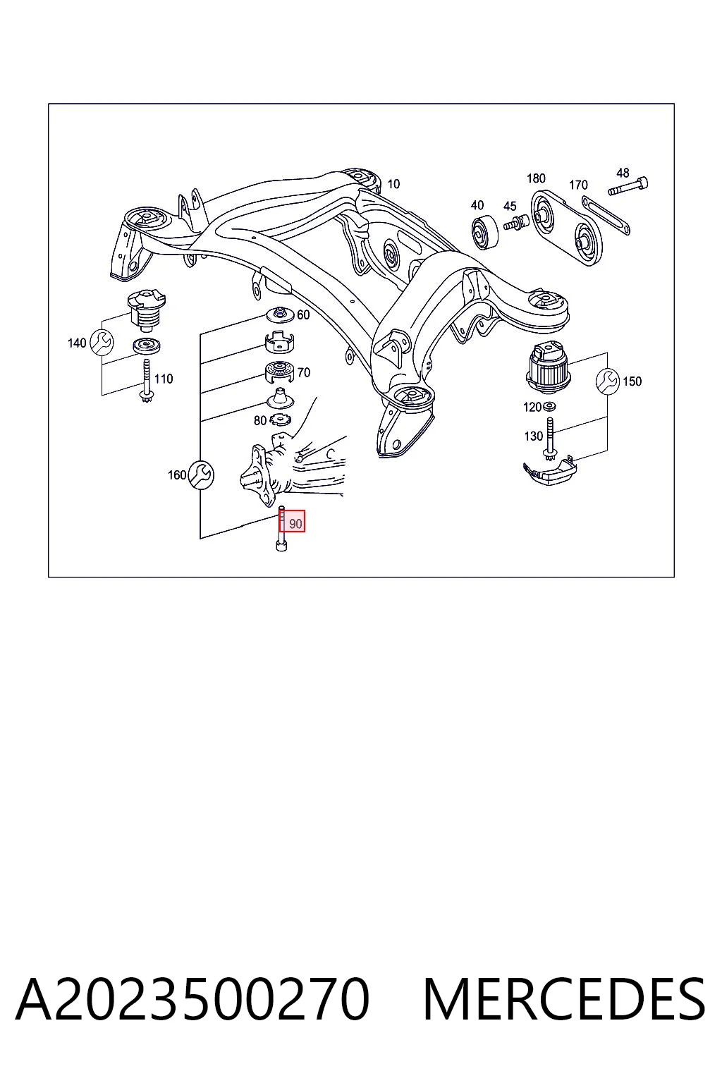 A2023500270 Mercedes