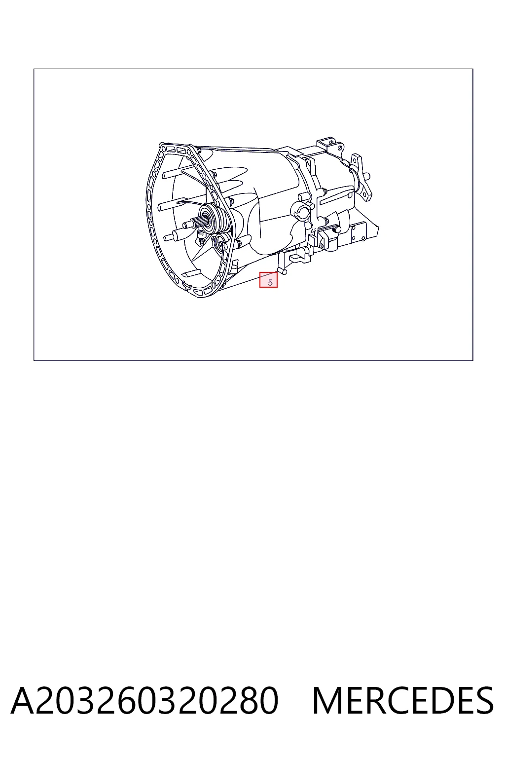  КПП Mercedes C 