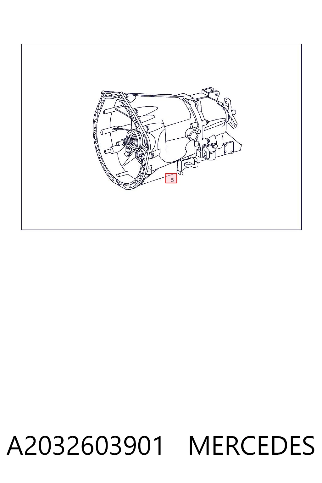 КПП в сборе на Mercedes C  W203