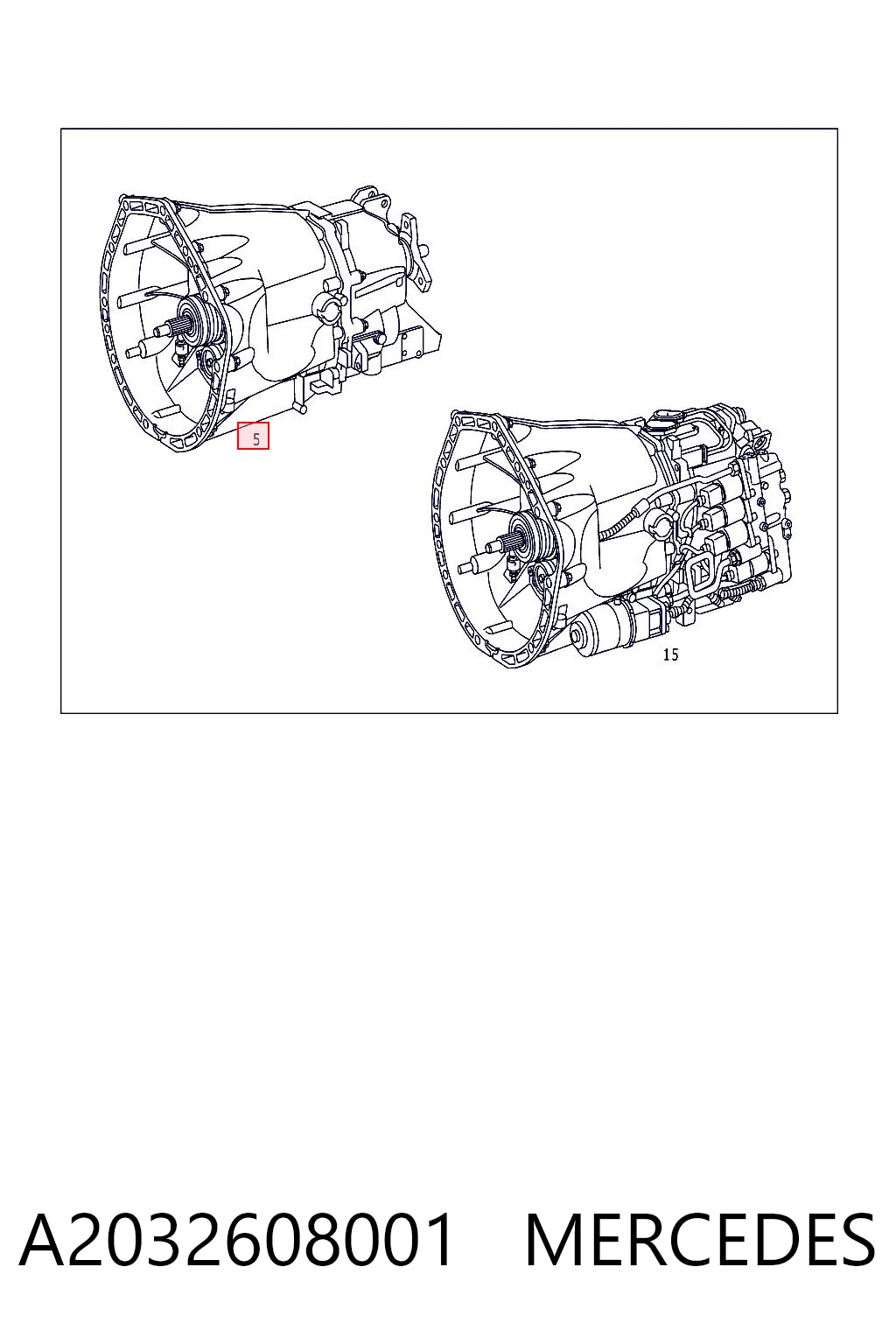 Коробка переключения передач Mercedes C купе (CL203) (2001 - 2007) цена, от 141.56 USD