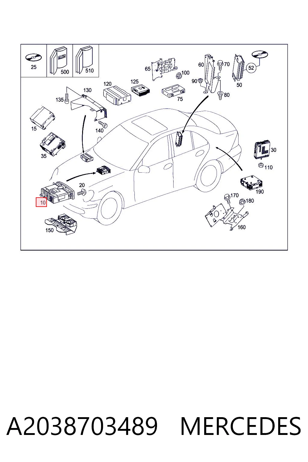 Магнитола (радио AM/FM) Mercedes C купе (CL203) (2001 - 2007) цена, от 25.34 USD