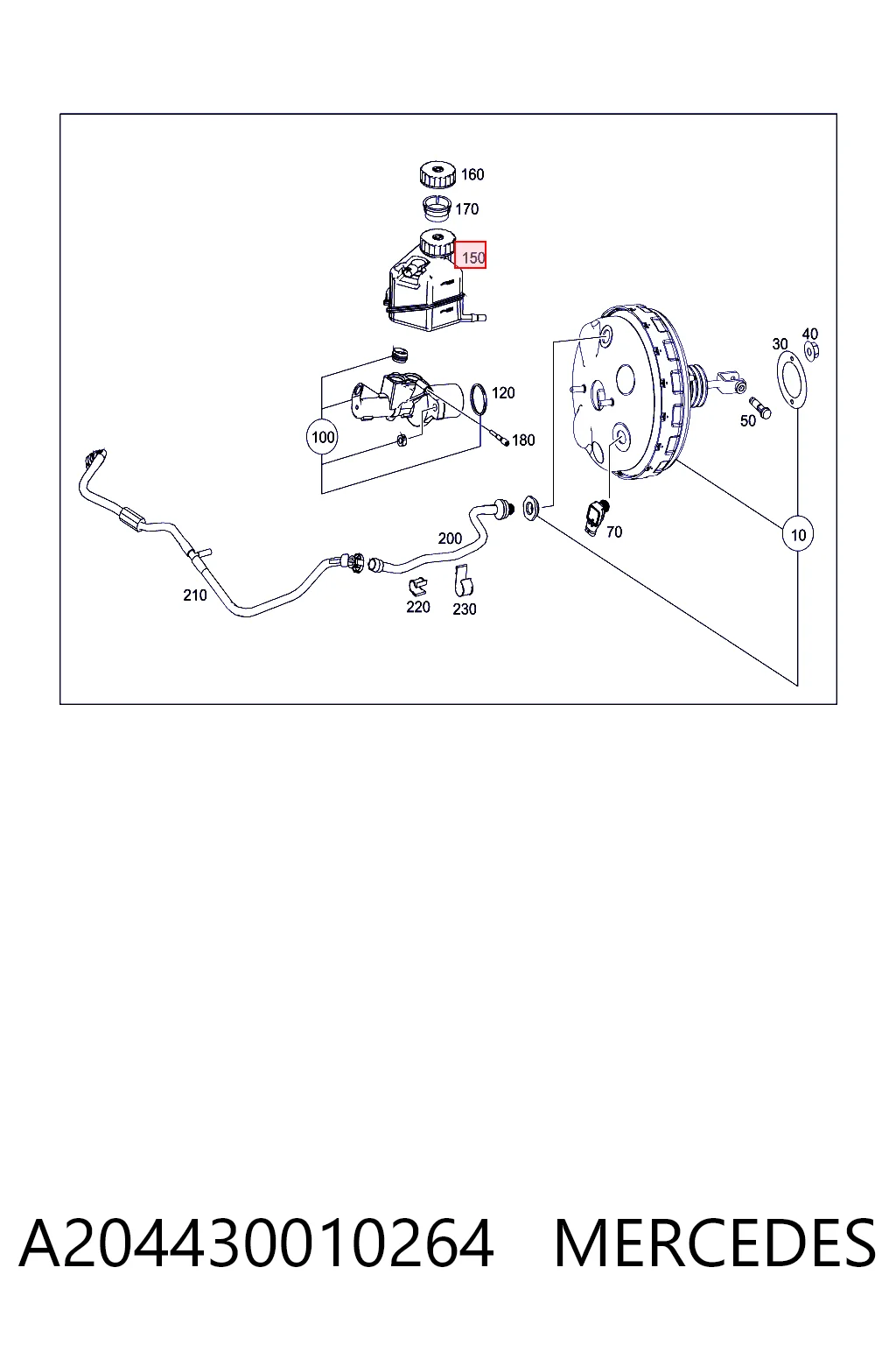 Бачок ГТЦ Mercedes C седан (W204) (2007 - 2014) цена, от 10.14 USD
