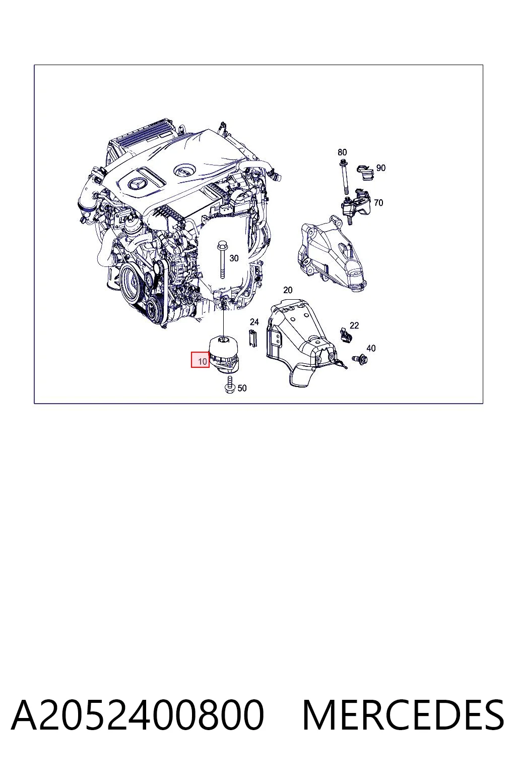 Подушка (опора) двигателя левая передняя Lemforder 38872 цена, от 125.00 USD