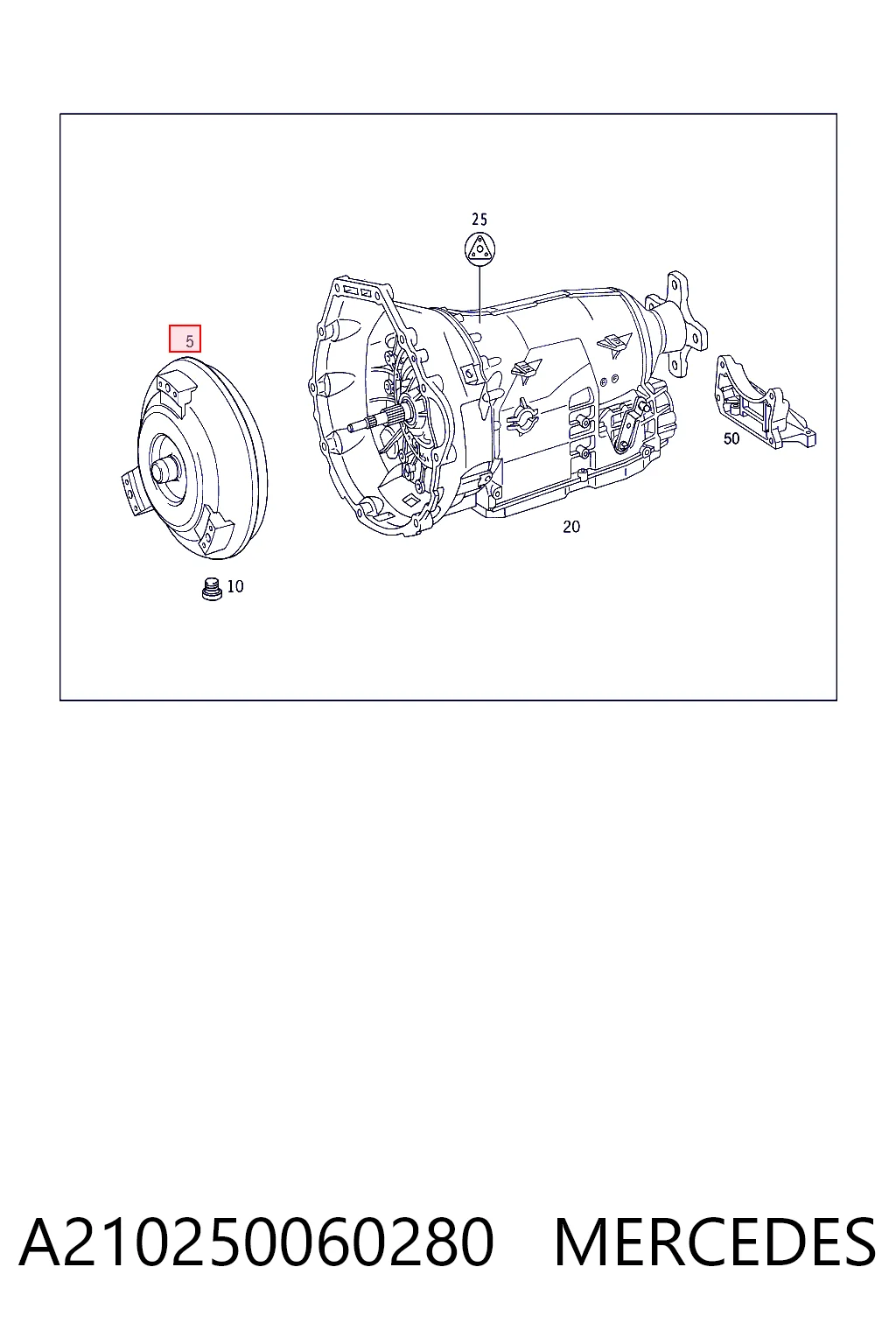 Гидротрансформатор автоматической коробки передач Sachs 700600013