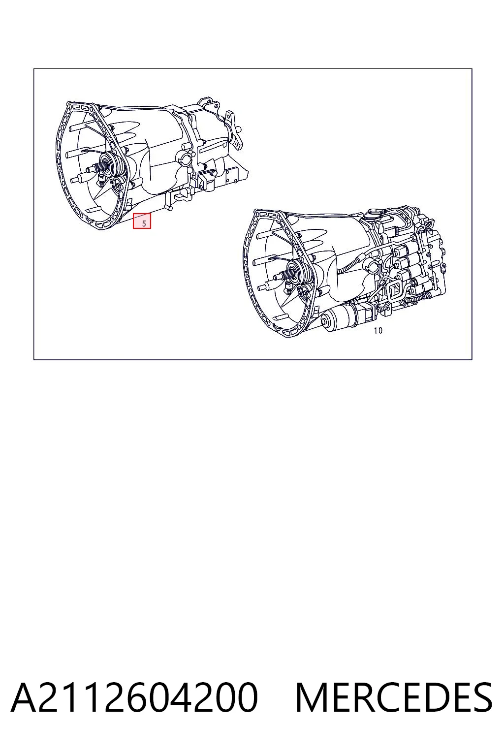Коробка переключения передач Mercedes ML/GLE внедорожник (W163) (1998 - 2005) цена, от 857.28 USD