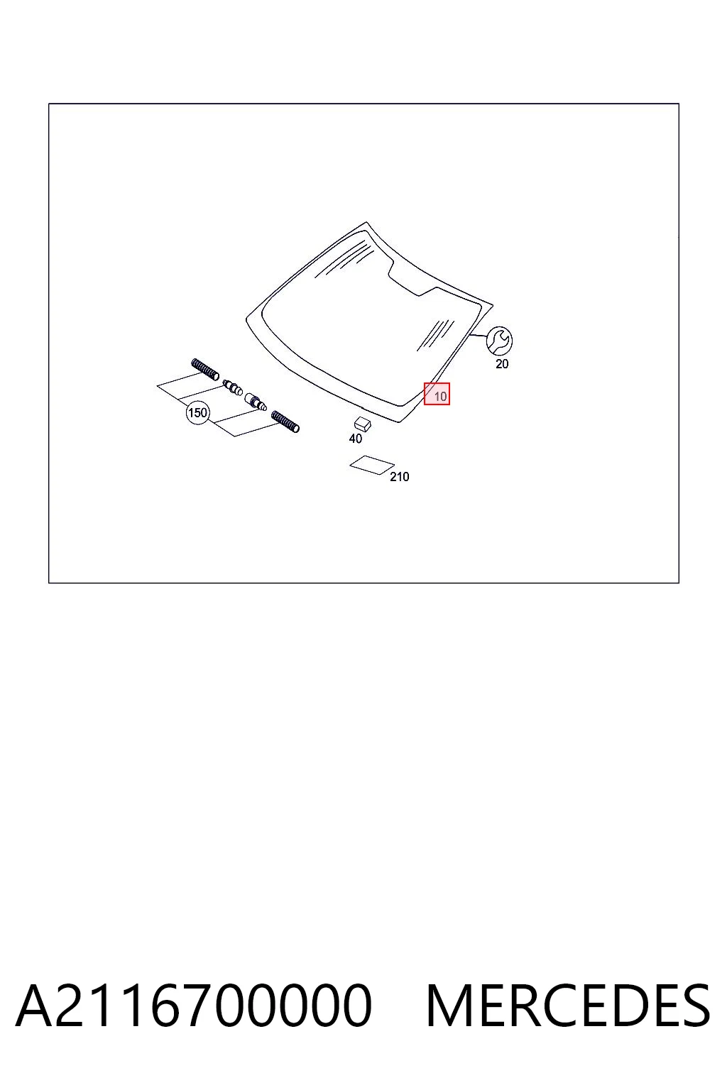 Стекло лобовое Sekurit AB16486A цена, от 101.36 USD