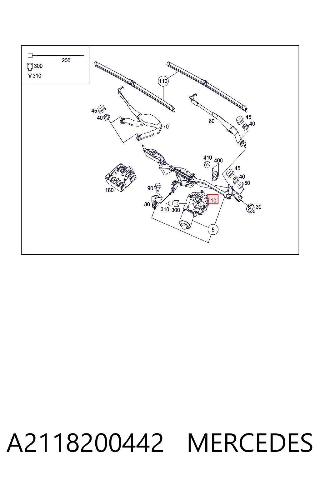 Мотор дворников 0390241801 Bosch