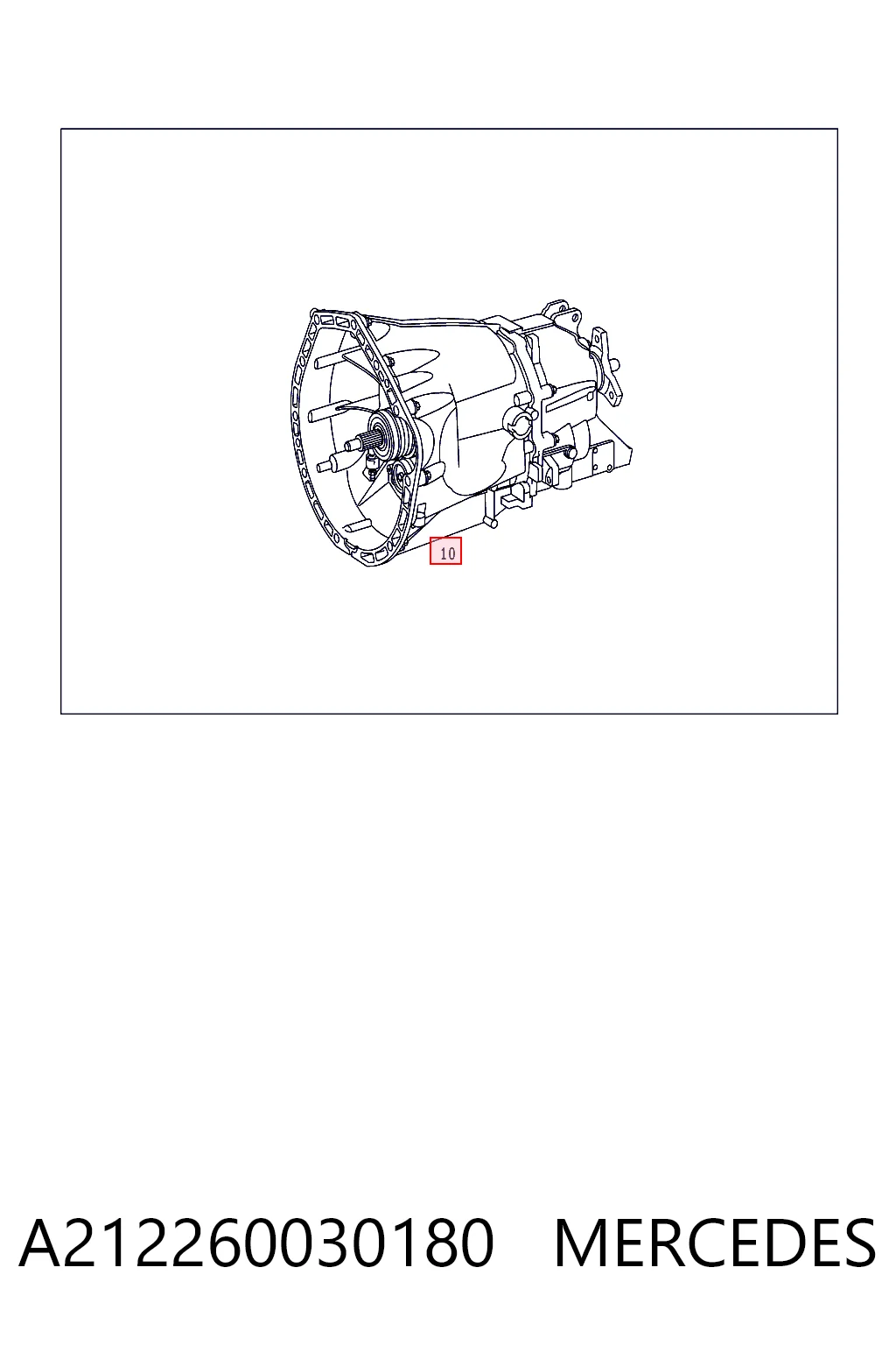 Коробка переключения передач Mercedes C седан (W204) (2007 - 2014) цена, от 220.27 USD