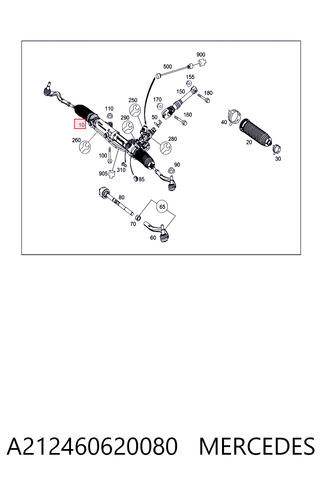 Реечный рулевой механизм Bosch KS01001785 цена, от 405.42 USD
