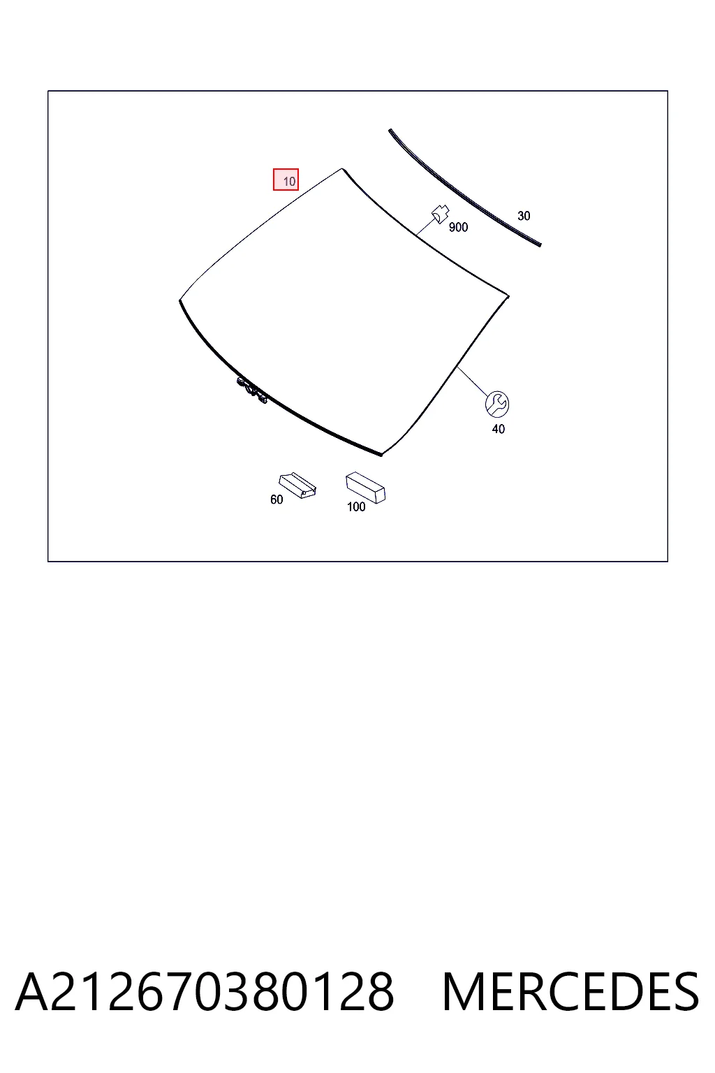 Лобовое стекло AB65270A XYG