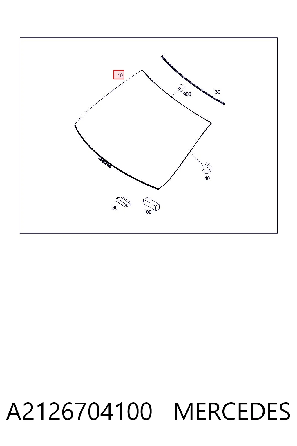 Купить ST403247 Nordglass Ветровое стекло