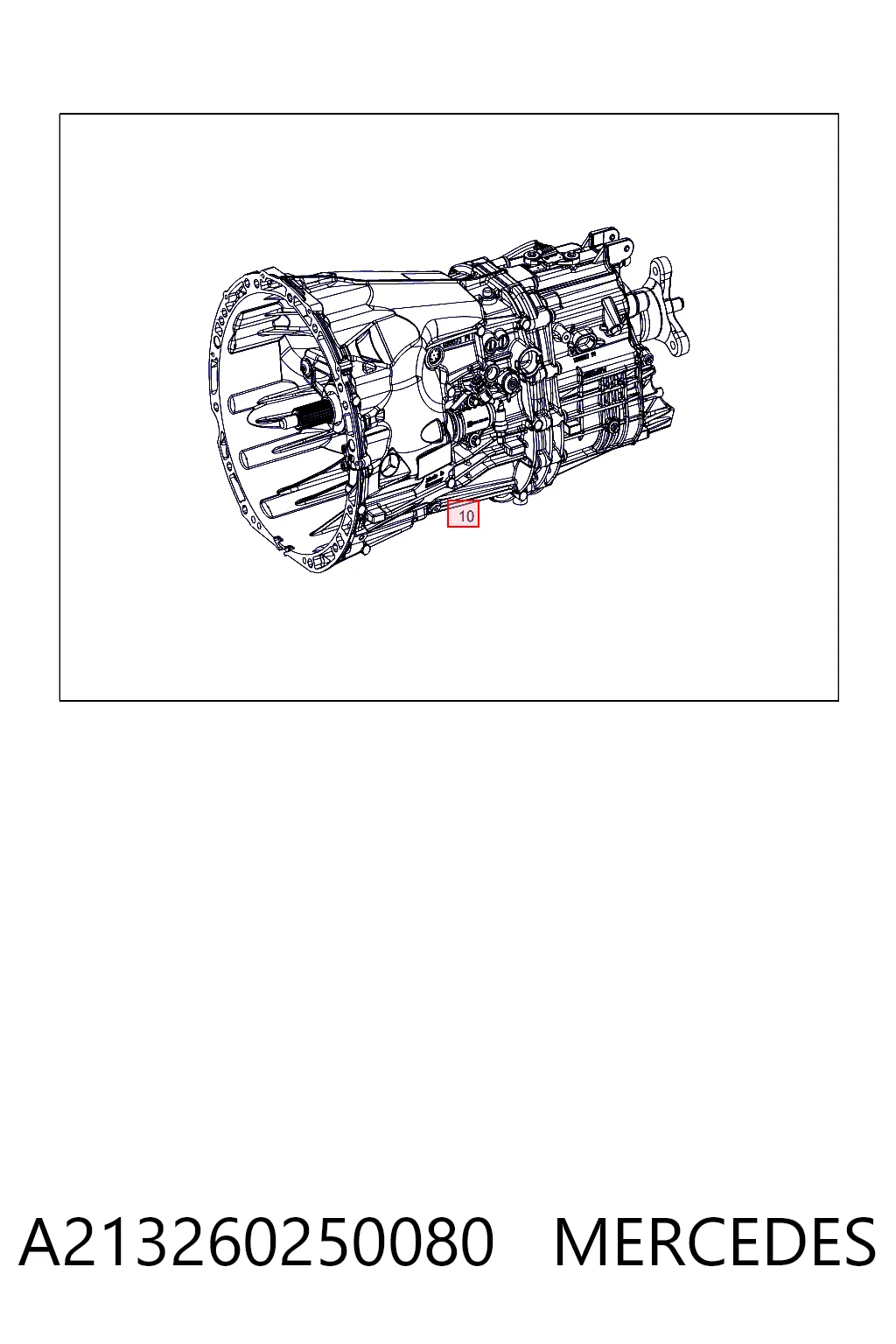 Коробка переключения передач Mercedes C седан (W205) (2013 - 2021) цена, от  USD