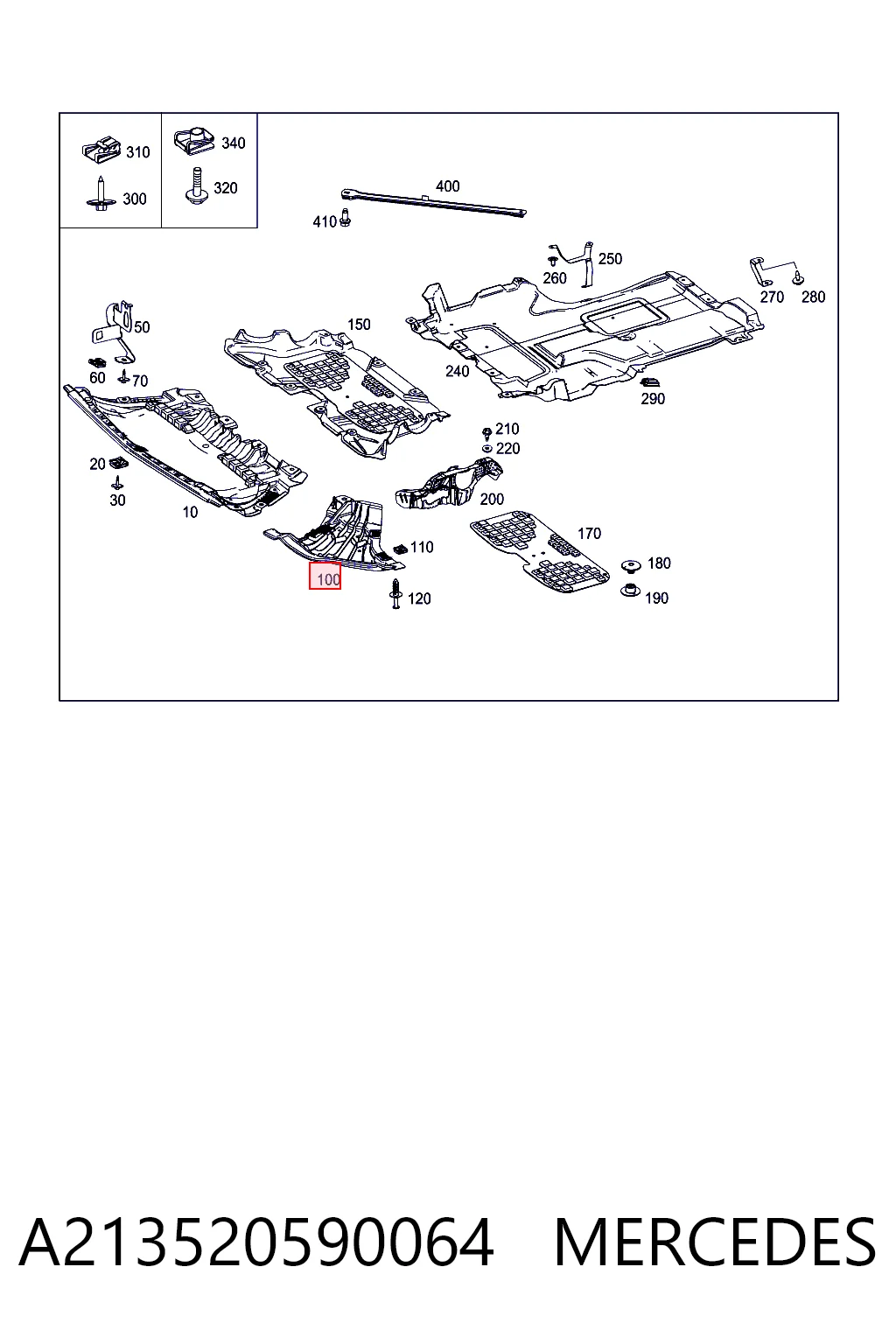 Защита бампера переднего правая AND 30825068 цена, от 28.69 USD