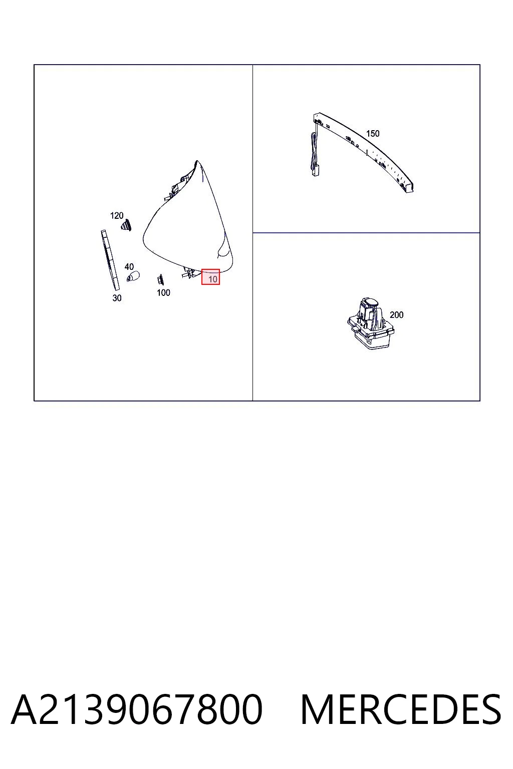Правый стоп Magneti Marelli LLM241